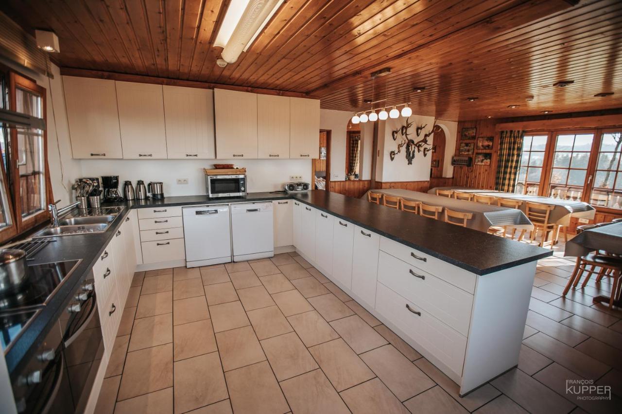 Le Gagnage 31 Pers- Malmedy, Rustique, Vue, Wellnessヴィラ エクステリア 写真